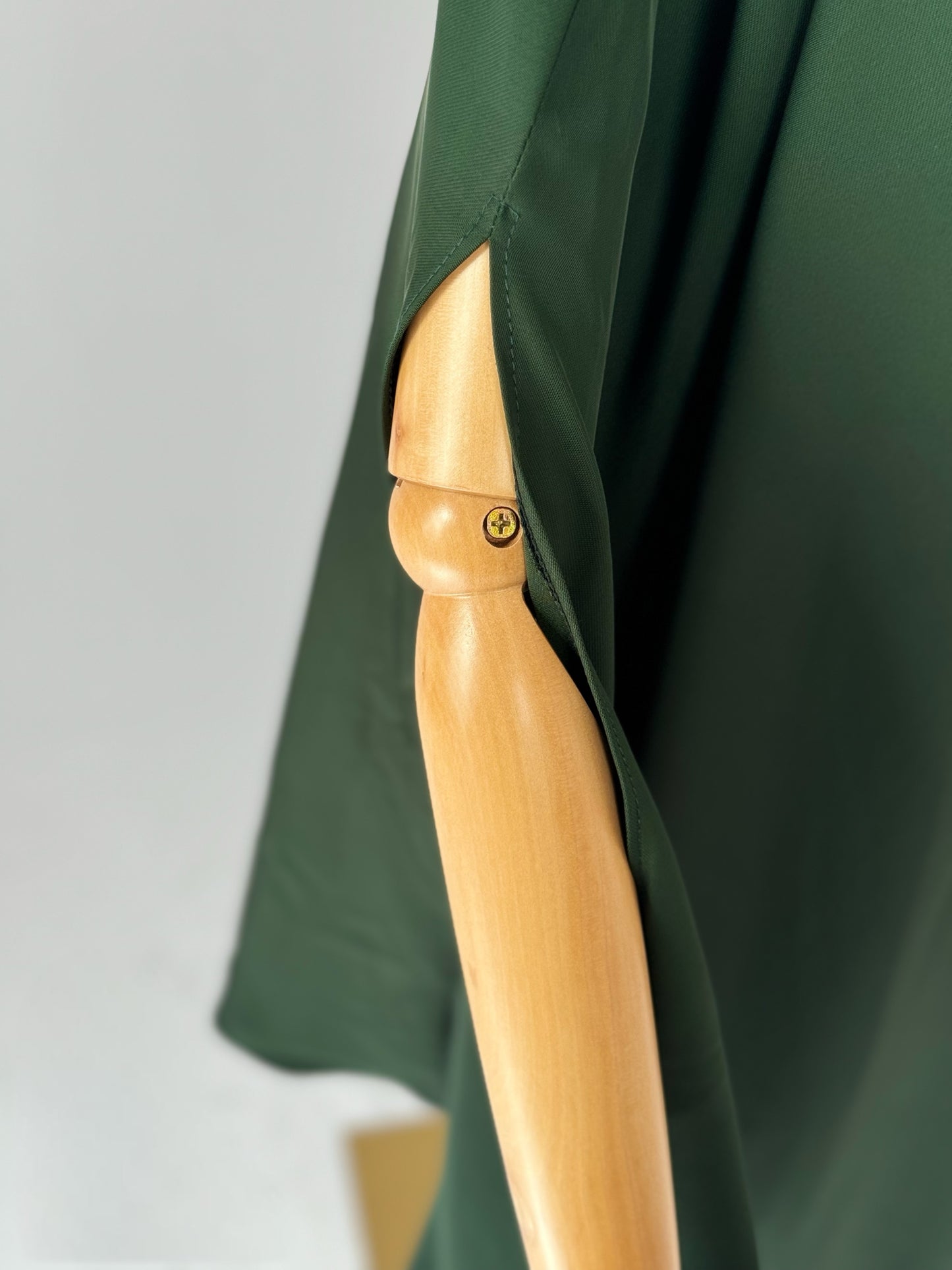 Le khimar - Khimar à fentes en satin intégré